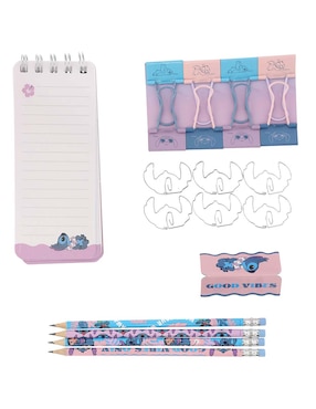 Set de papelería Stitch Mooving