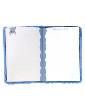 Libreta Moo-Vingo Stitch hoja a rayas
