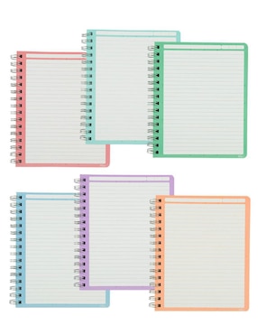 Set libreta Printaform hoja a rayas