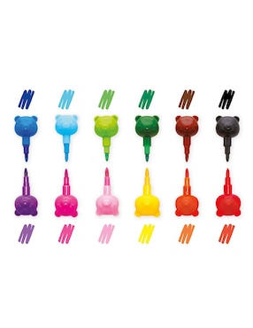 Crayolas legami extraordinary stationery 12 piezas
