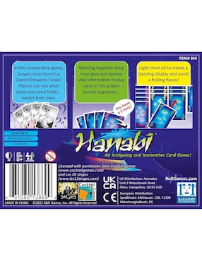 Hanabi en Inglés Asmodee