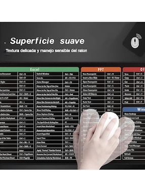Mouse pad Xtellar Atajos Excel con antideslizante