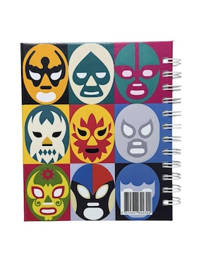 Libreta Luxo Mx Lucha Libre a rayas