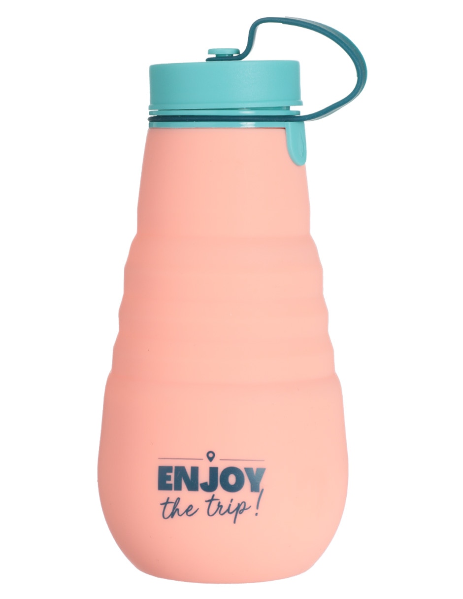 Botella de agua de plástico con tapa rosca 500 ml