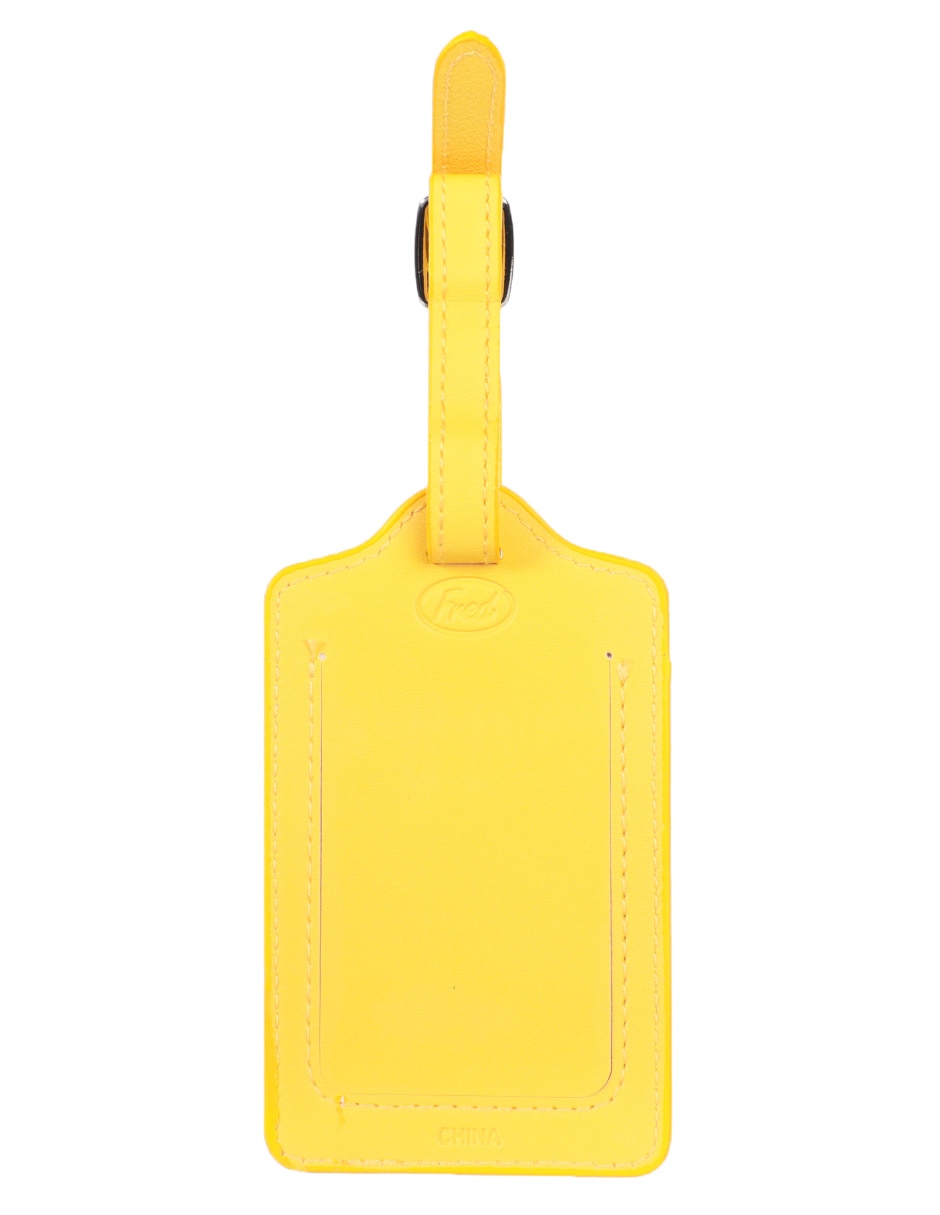 Identificador de maleta Bye Bye forma rectangular de poliéster 3