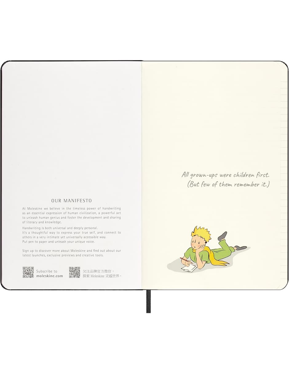 Set libreta El Principito hoja rayada 10