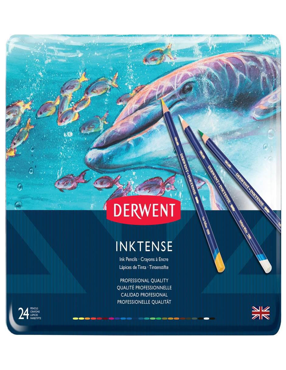 Set lápiz de color Inktense hexagonal 24 piezas