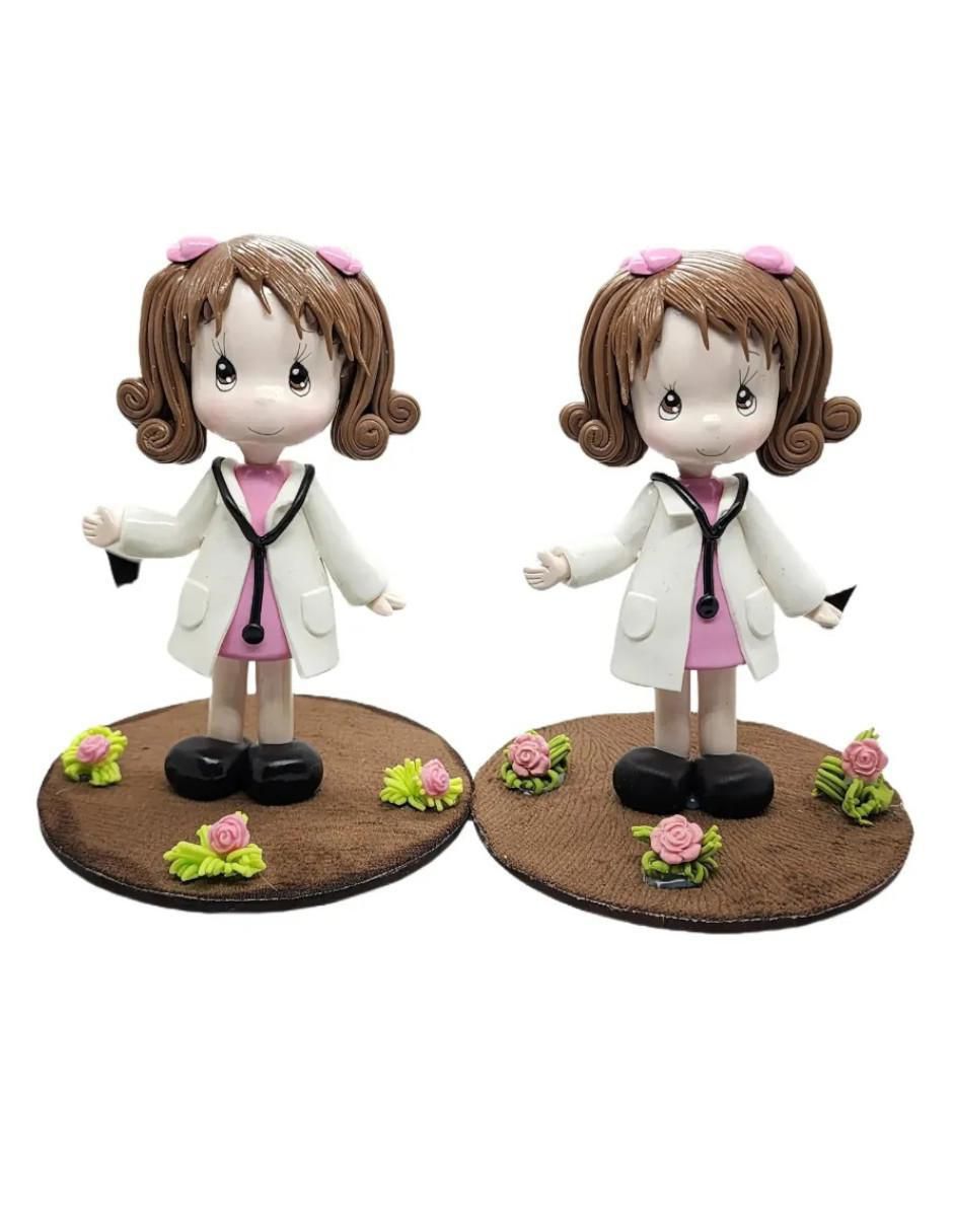 Figura decorativa de muñeca Doctor Doctoras