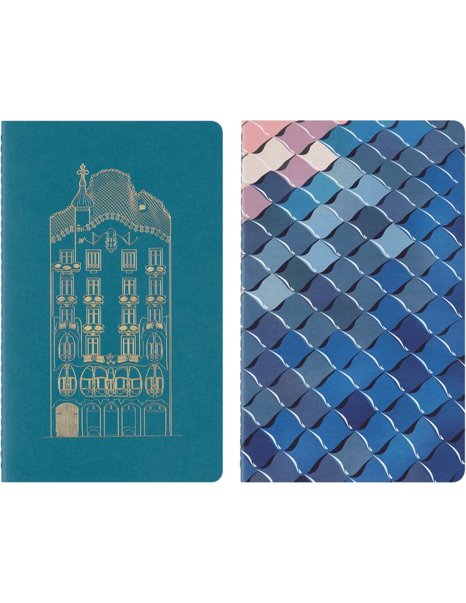 Set libreta rayada y blanca