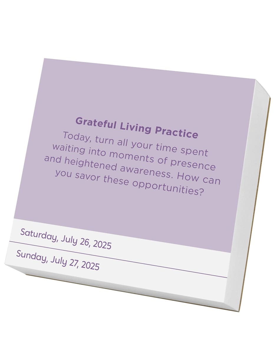 Calendario de escritorio Grateful Living 2