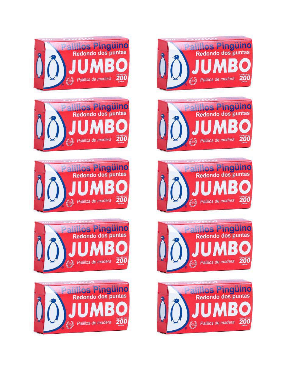 Set palillos Jumbo de madera