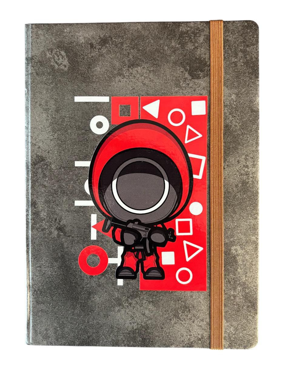 Libreta El Juego del Calamar hoja blanca