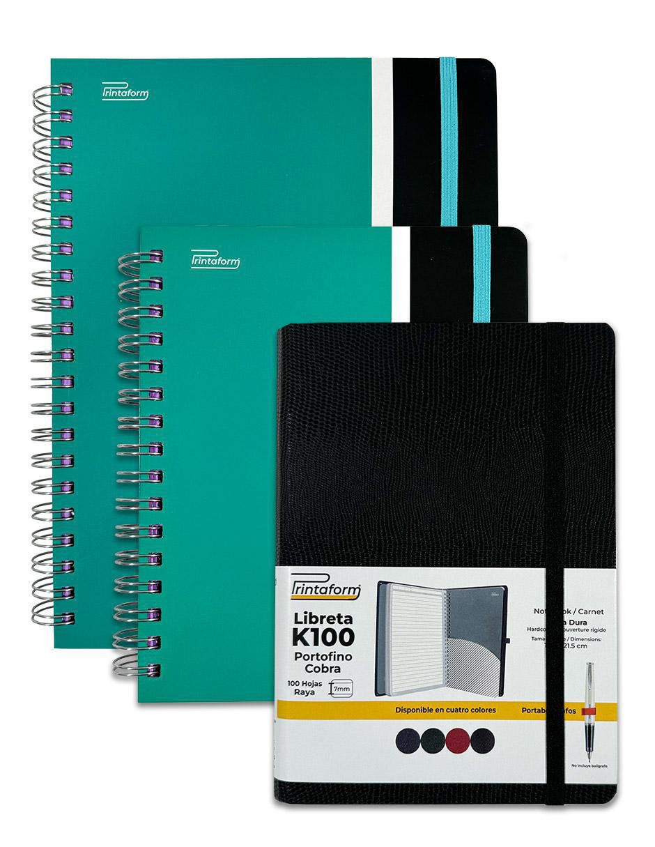 Set libreta hoja a rayas Set libreta hoja a rayas