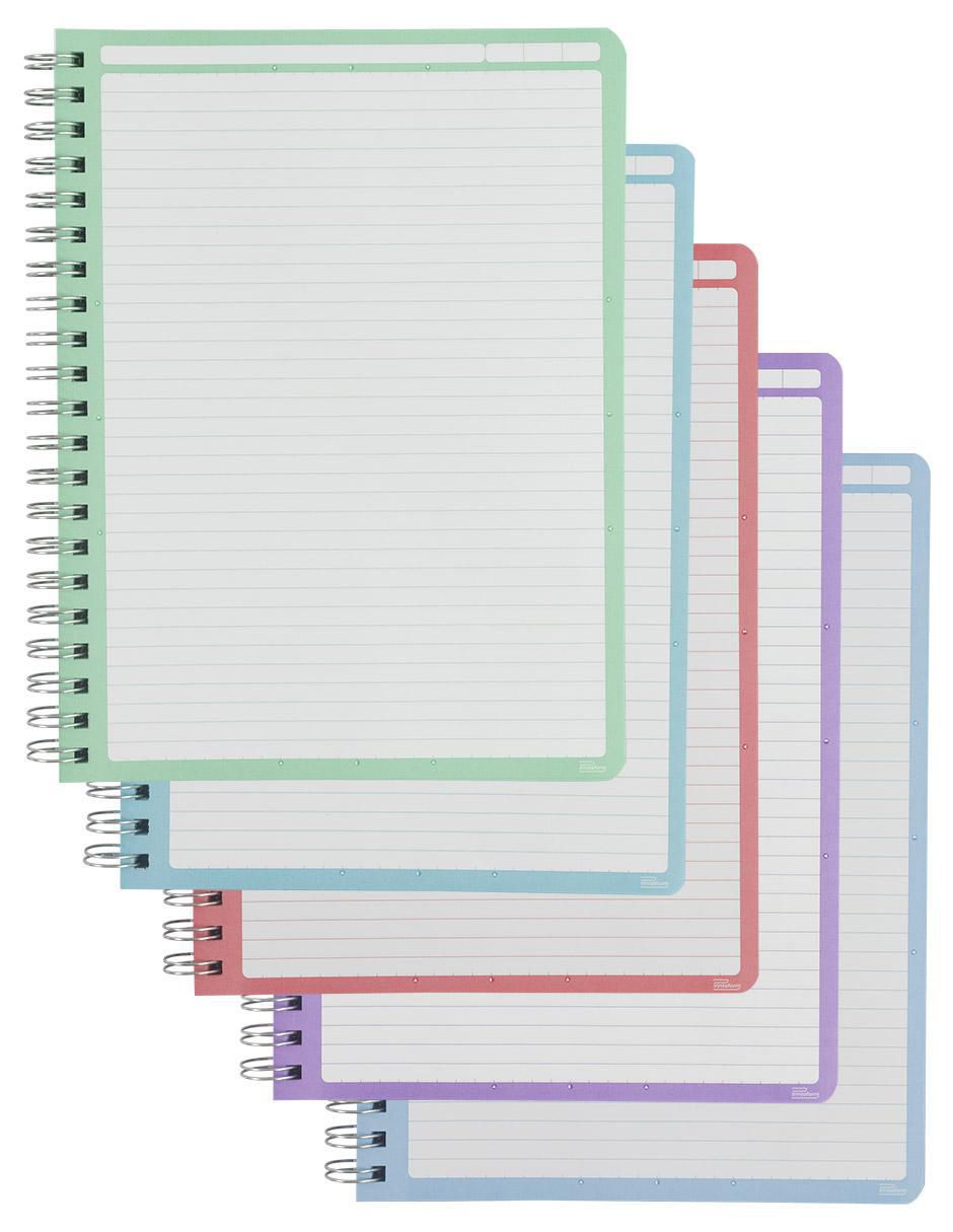 Set libreta hoja a rayas 3