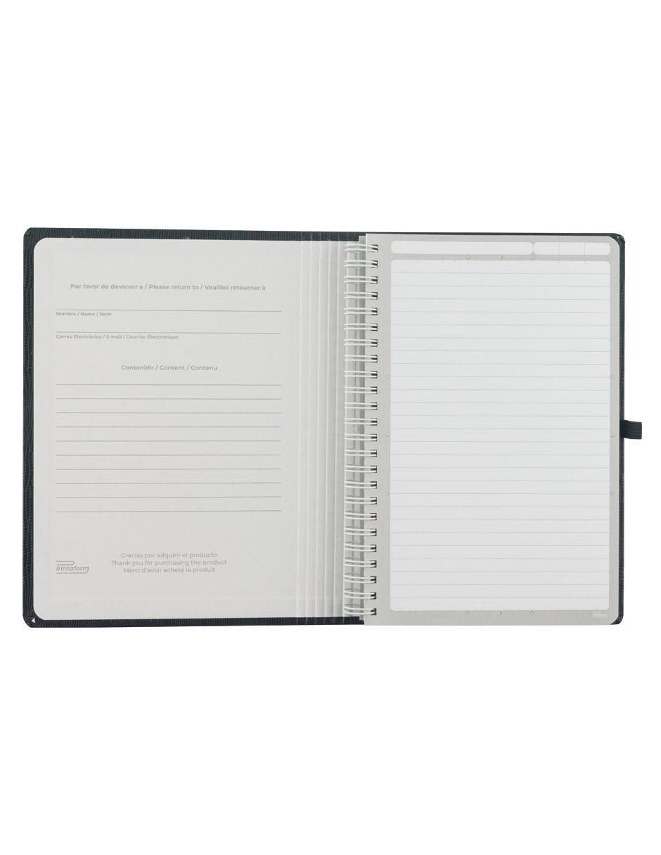 Set libreta hoja a rayas 8