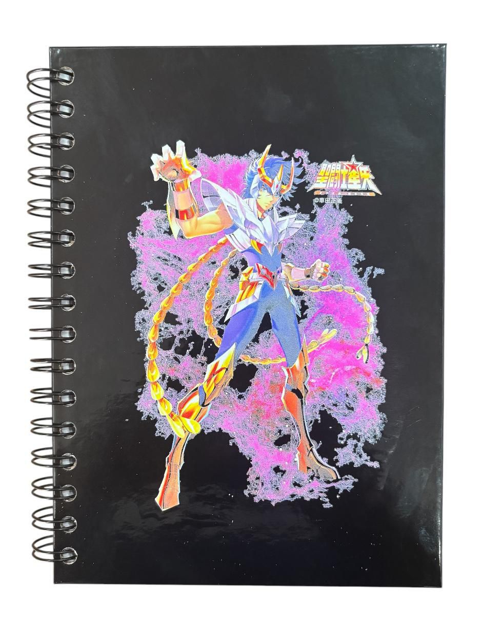 Set libreta Los Caballeros del Zodiaco hoja blanca 3