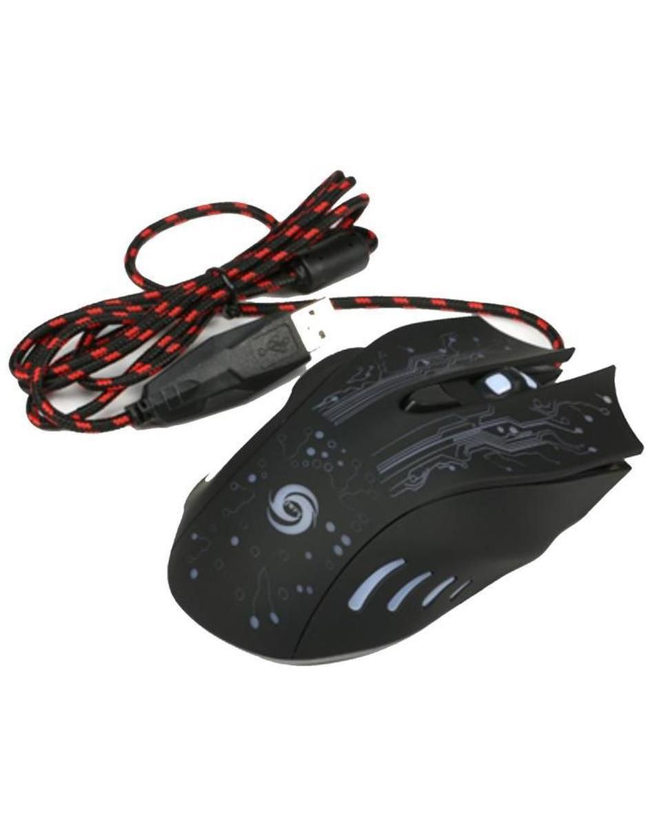 Mouse Gamer Alámbrico glowknight mxglo-001