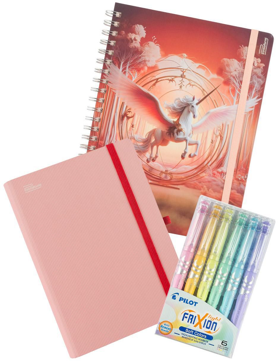 Set de papelería Unicornio