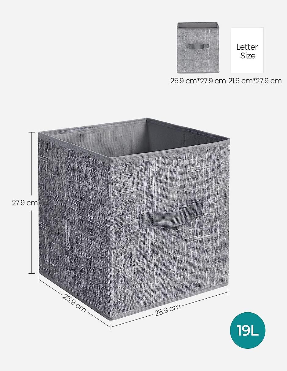 Set caja para almacenar Tina cuadrado con 6 piezas 4