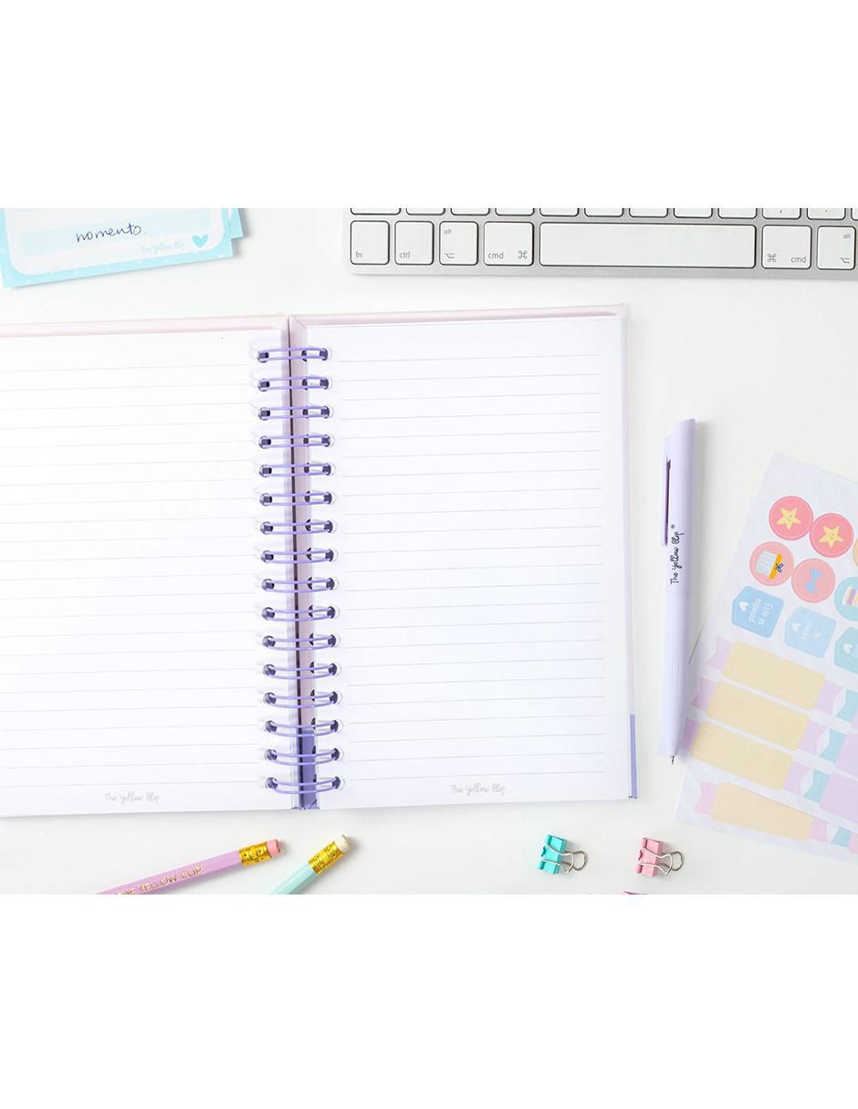 Cuaderno hoja a rayas y blanca 3