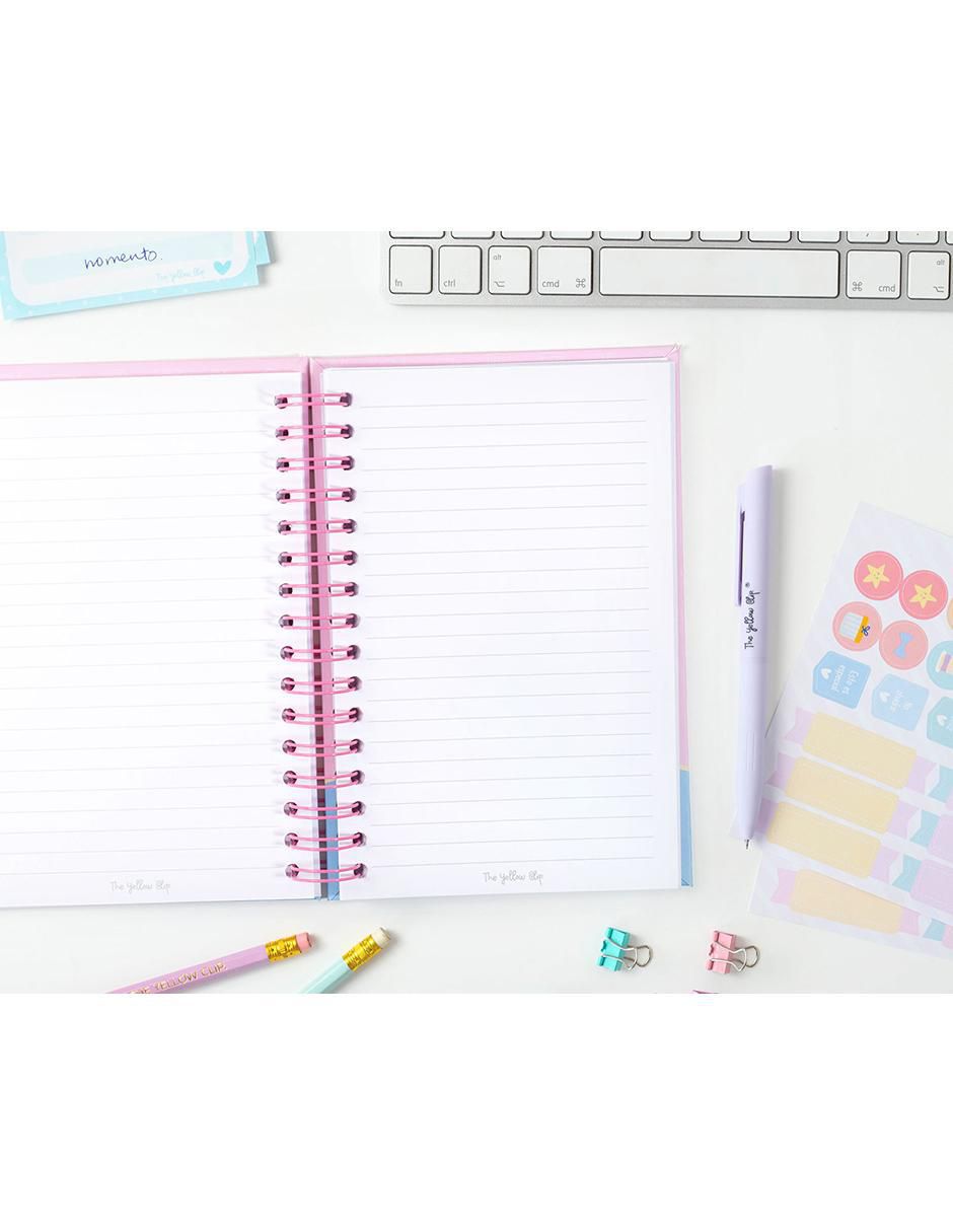 Cuaderno hoja a rayas y blanca 3