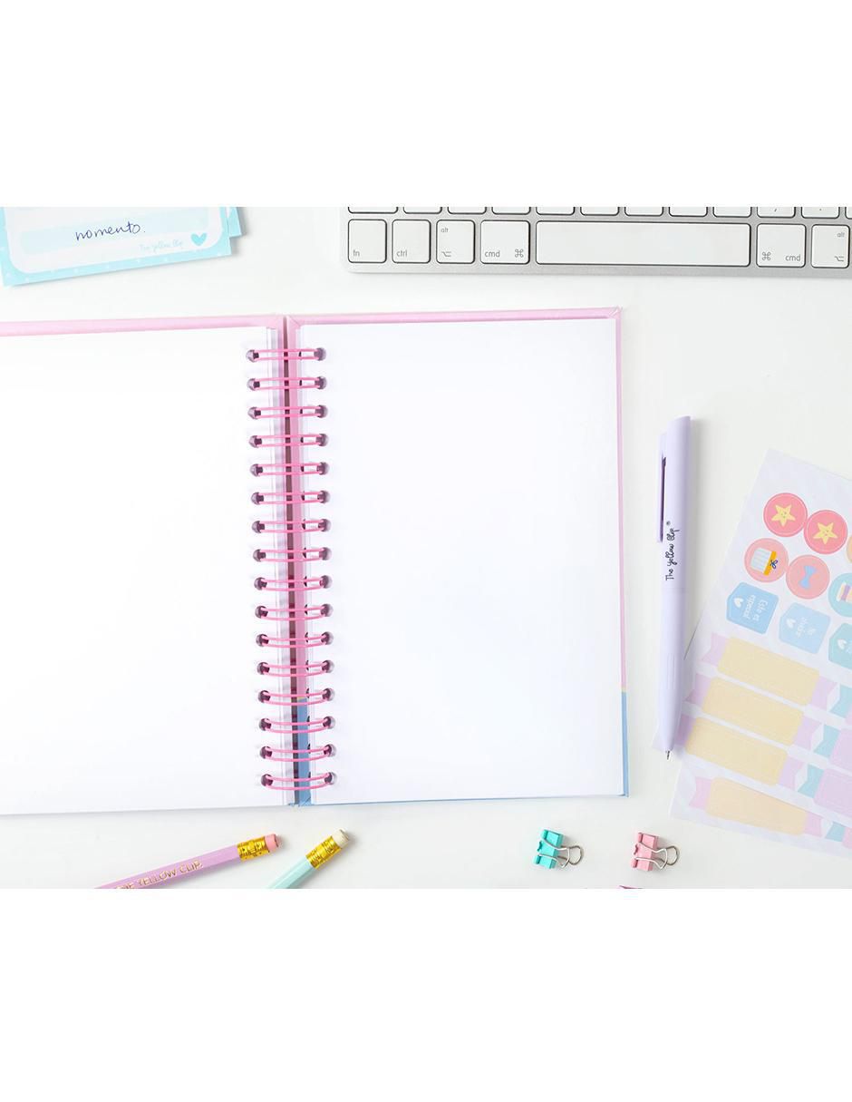 Cuaderno hoja a rayas y blanca 6