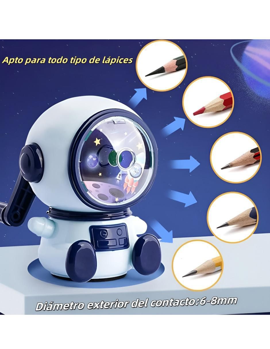 Sacapuntas manual de plástico 4