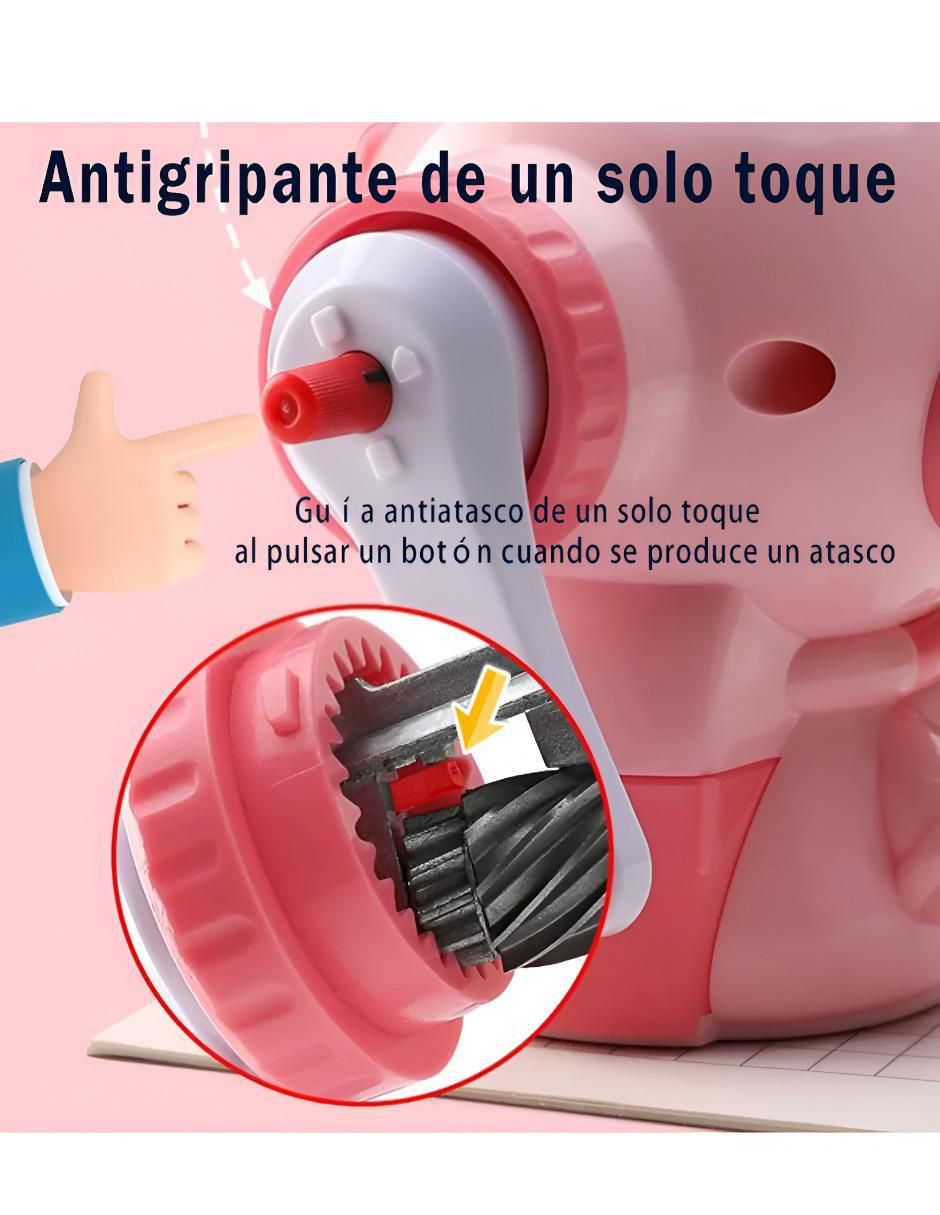 Sacapuntas manual de plástico 2