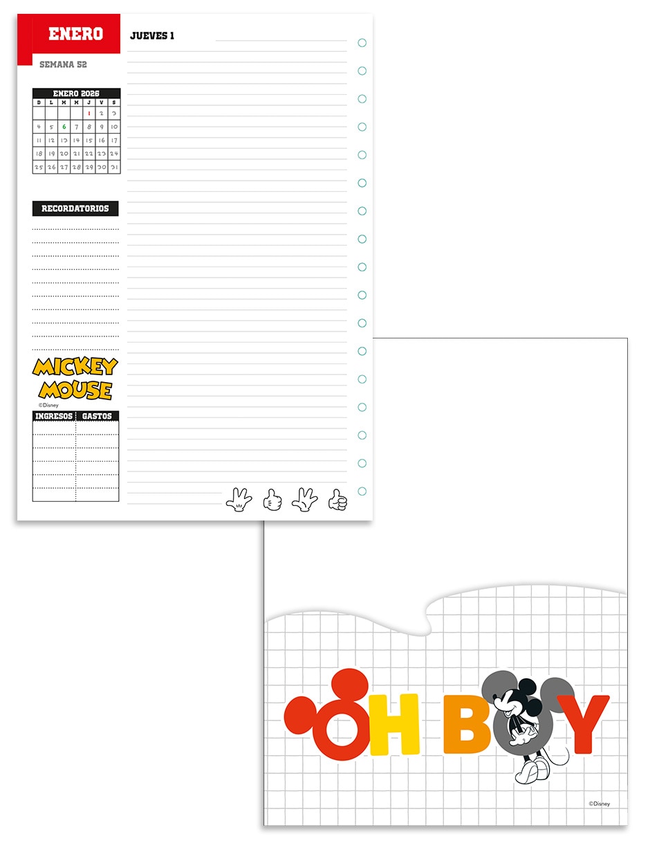 Agenda Mickey 2