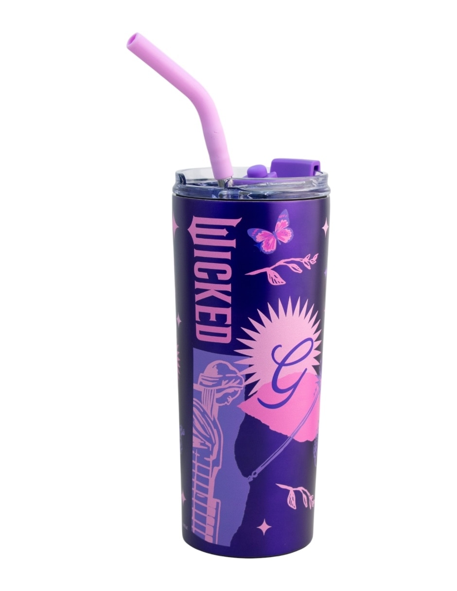 Termo de acero inoxidable Wicked con tapa a presión 600 ml Termo de acero inoxidable Wicked con tapa a presión 600 ml
