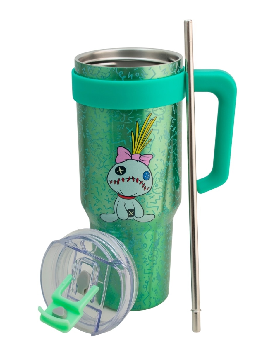 Termo de acero inoxidable Stitch con tapa rosca 4