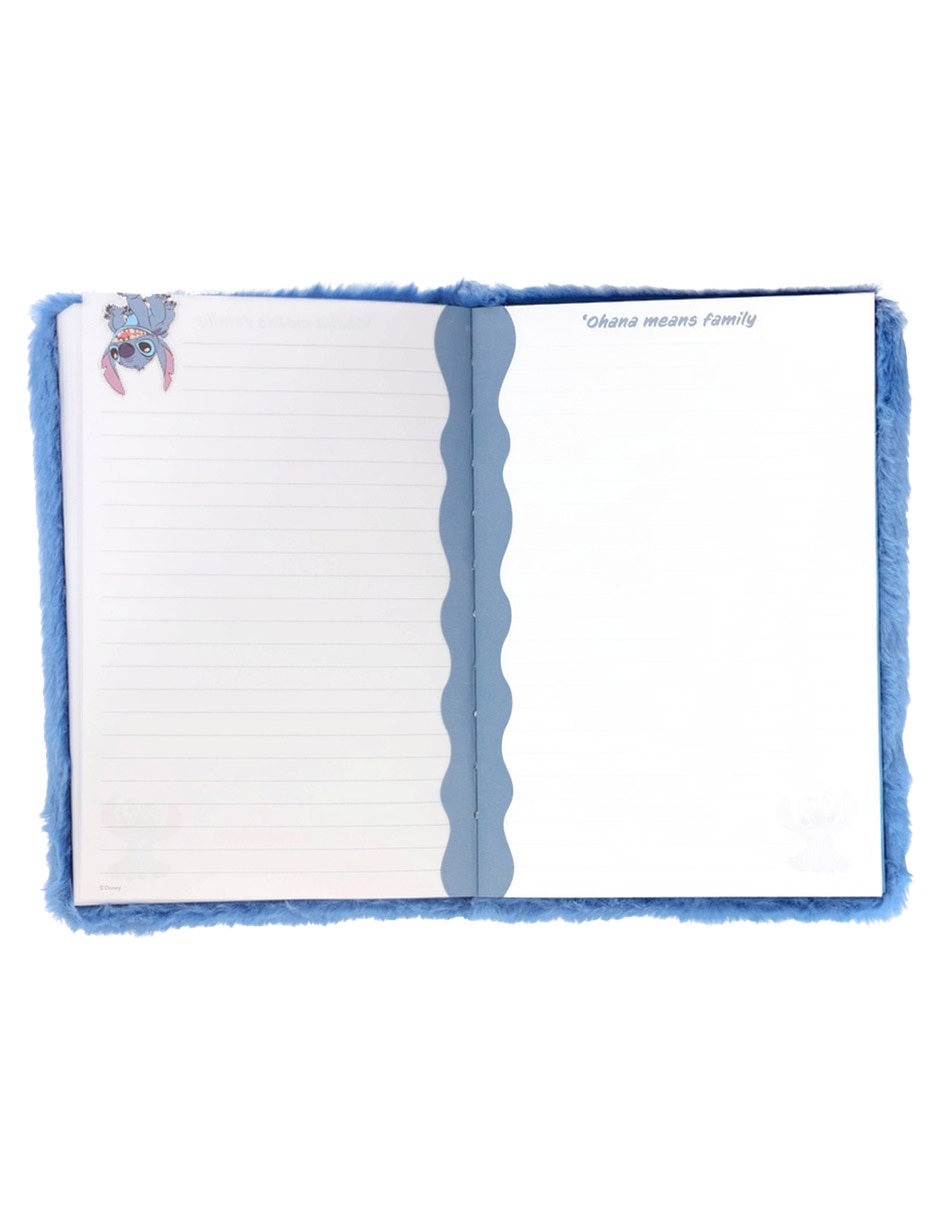 Libreta Stitch hoja a rayas 3