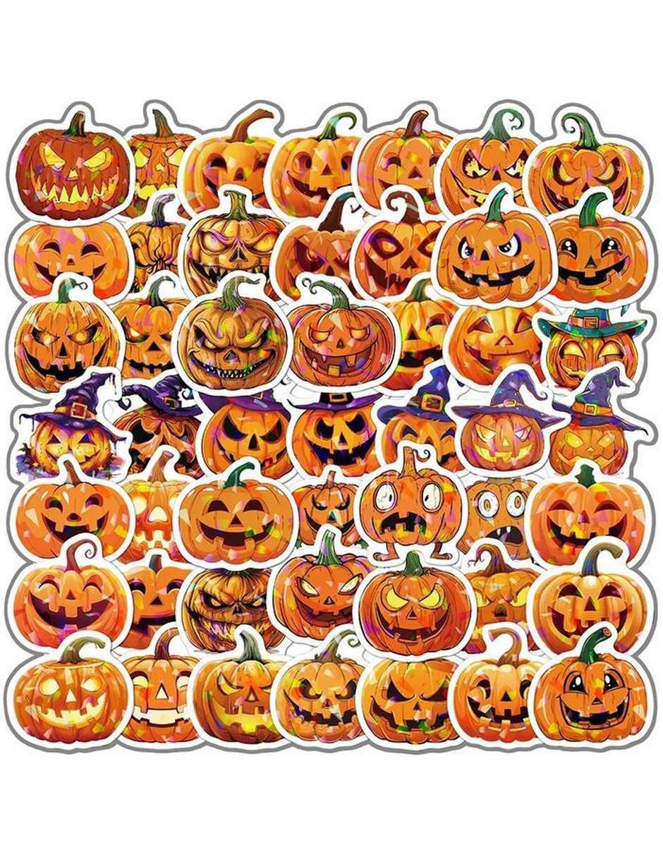 Calcomanías Halloween Pumpkins Calcomanías Halloween Pumpkins