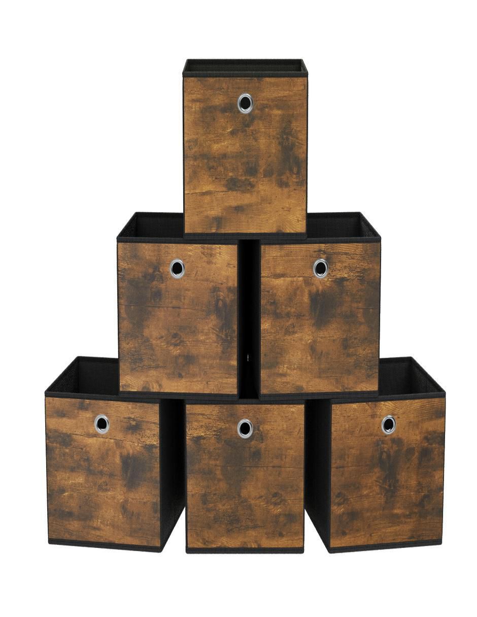 Caja para almacenar tina rectangular con 6 piezas