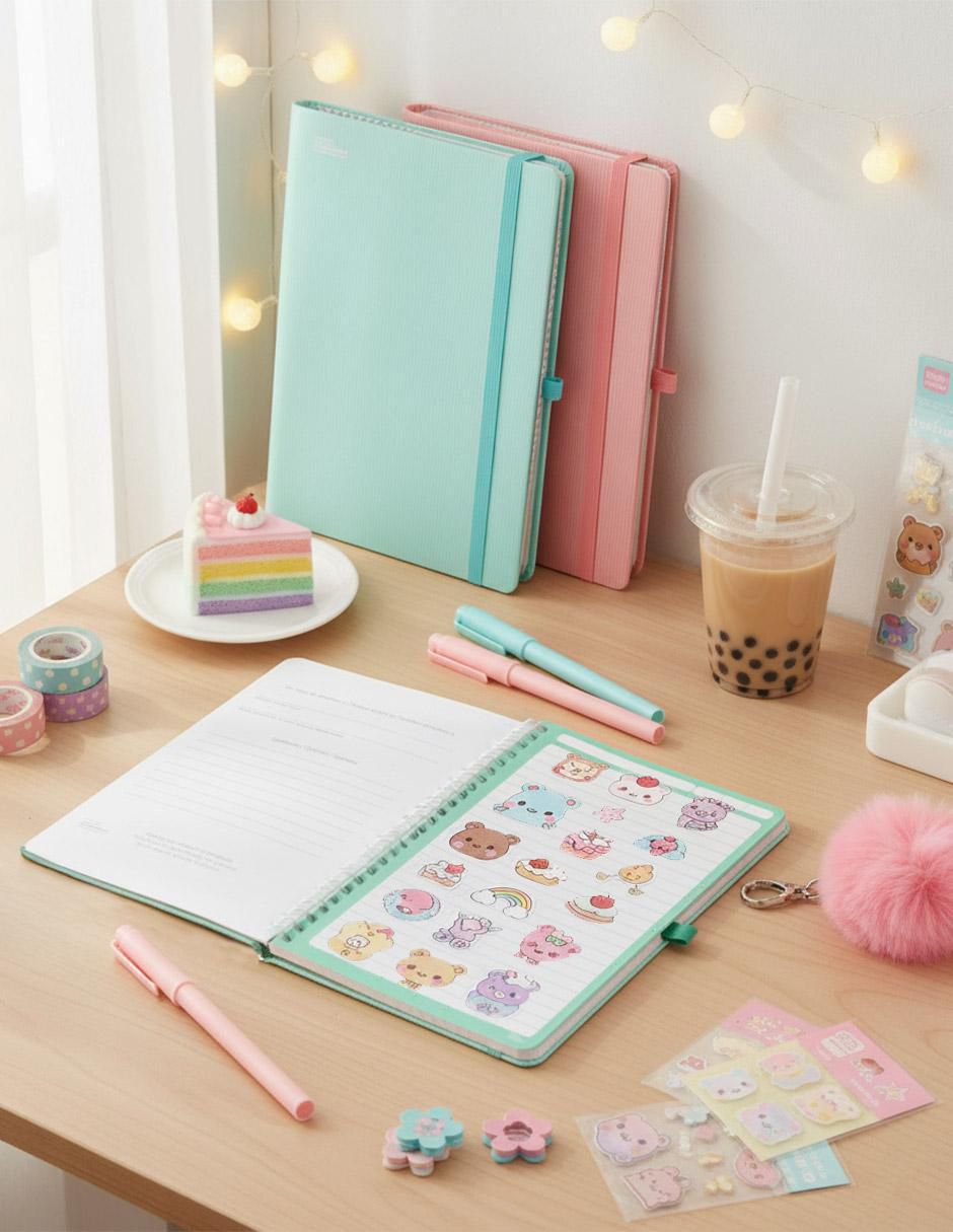 Set libreta a rayas 2
