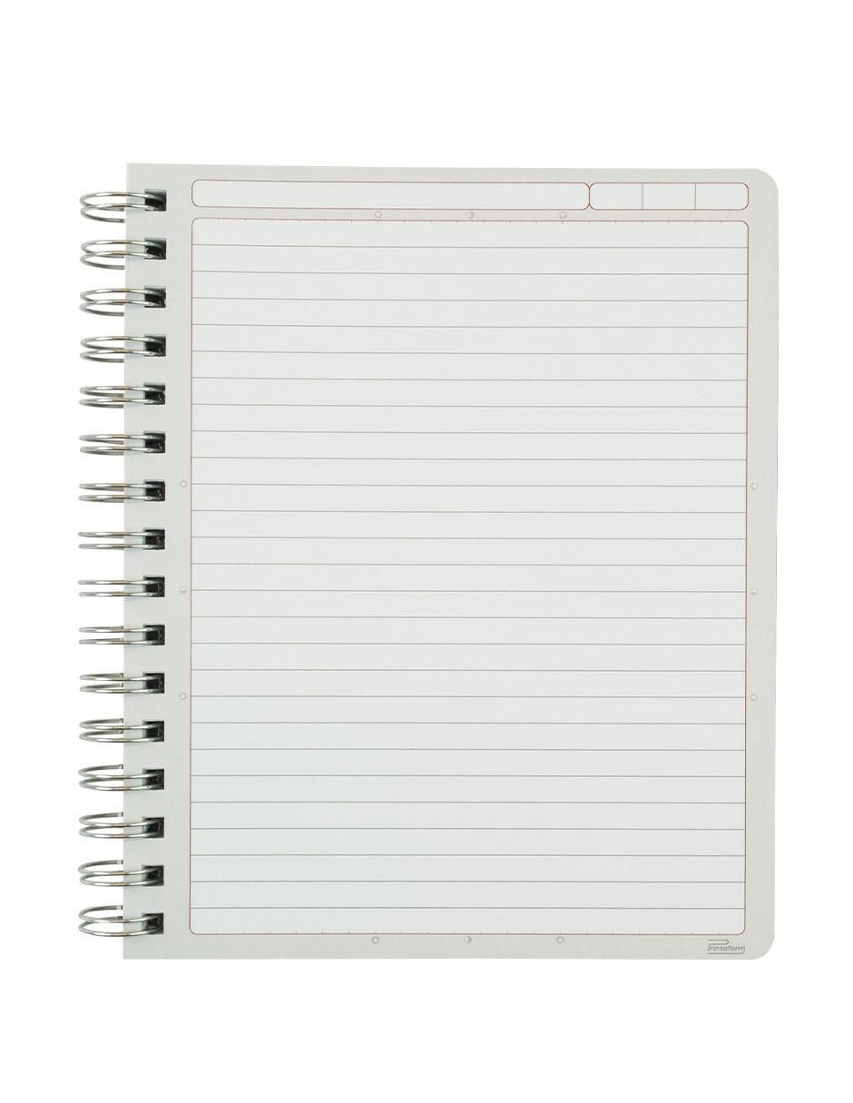 Set libreta hoja a rayas 4
