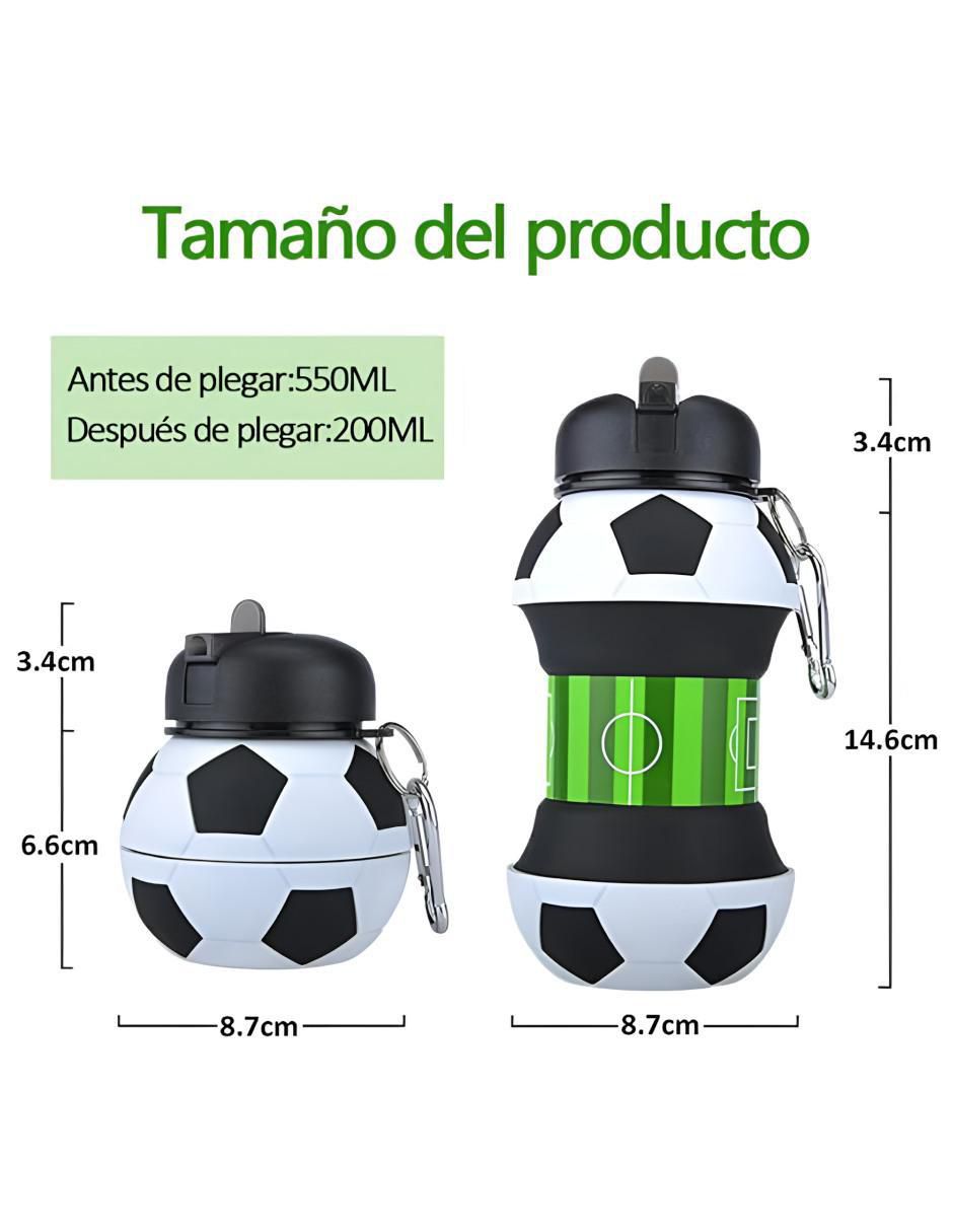 Botella de agua con tapa rosca 550 ml 4