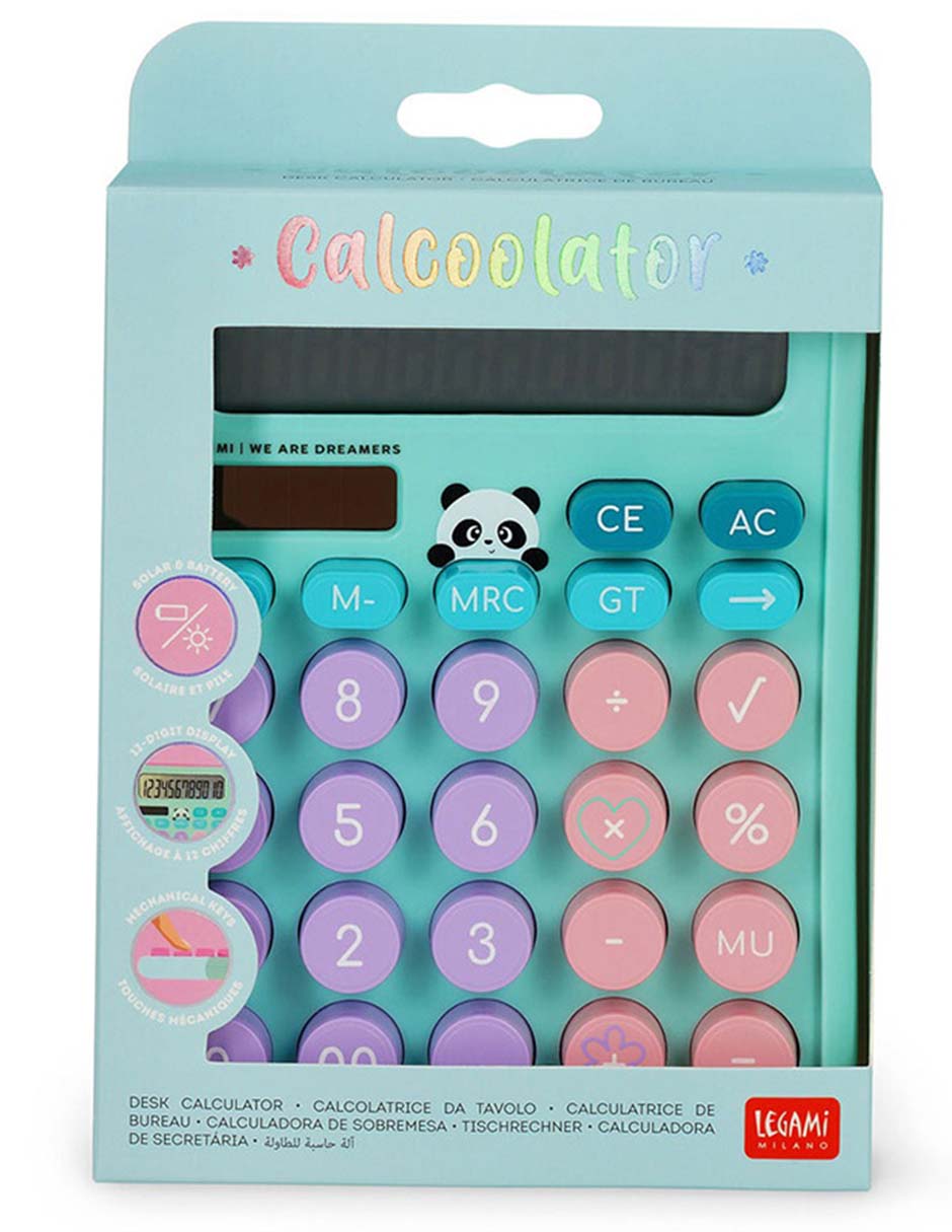 Calculadora panda extraordinary stationery juego didáctico para niña 3