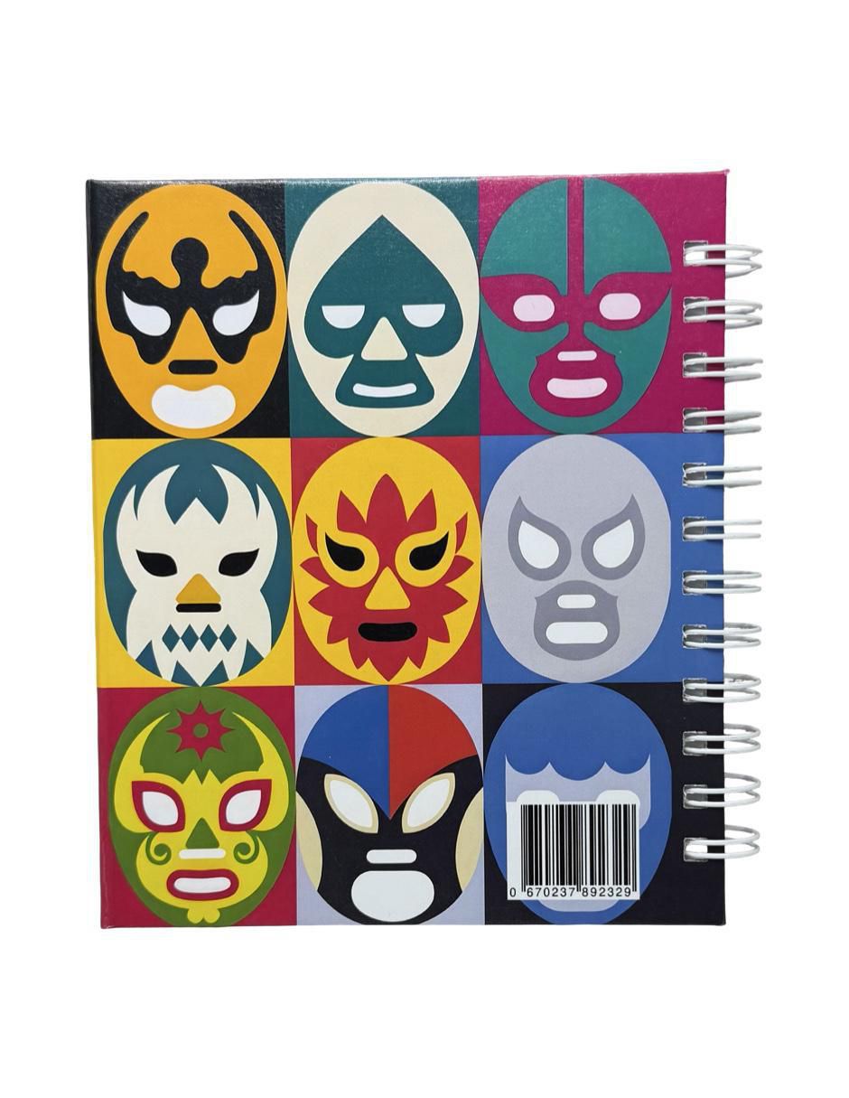 Libreta Lucha Libre a rayas 2